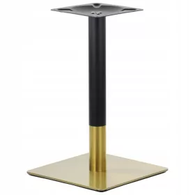 GOLD SCHWARZ EDELSTAHL TISCHBASIS 3002-5GB