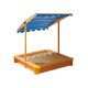 Playtive Sandkasten mit Dach 118 x 118 x 118 cm