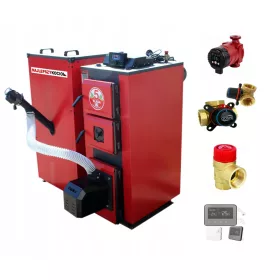 Holzpellet-Kohleofen 13 kW WLAN-Rost