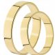  FLACHE GOLDRINGE PAAR 375 4mm HIT FESTPREIS