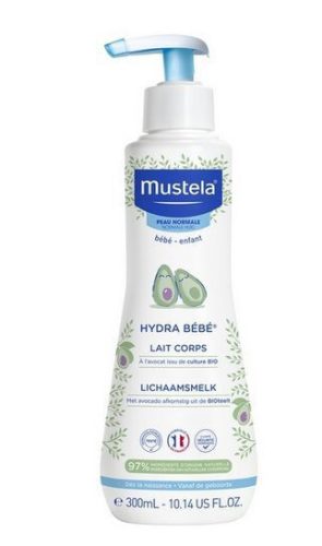 Mustela Bebe Enfant Hydra Bebe Körperlotion für Babys ab dem ersten Lebenstag, 300 ml