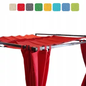  Gartensegel 250 x 400 cm, Kunststoff