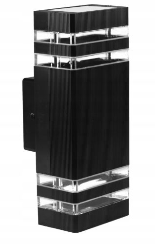 Gartenwandlampen, außen Led-Lux Gartenwandleuchte schwarz E27 0 W