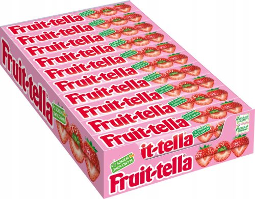 Fruittella Vegane Erdbeer Kaubonbons, 20 x 41g Set