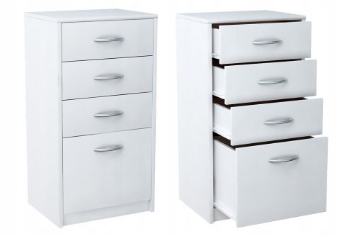  Kommode Möbel Bestseller Julia 45 x 35 x 85cm mattweiß