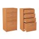  Kommode Möbel Bestseller JULIA 45 x 35 x 85cm Erle matt