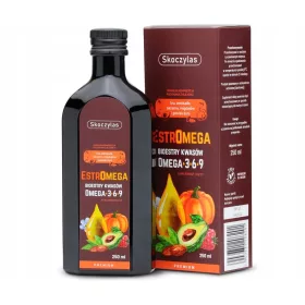 ESTROMEGA Premium Omega 3-6-9 mit natürlichem Himbeeraroma