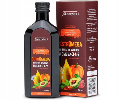 ESTROMEGA Premium Omega 3-6-9 mit natürlichem Himbeeraroma