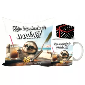    LUSTIGES GESCHENK ZUM 18. GEBURTSTAG FÜR EINEN FREUND, SET KISSENBECHER