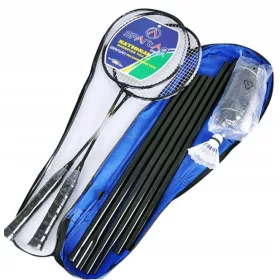   Spartan Deluxe Badminton-Set + MASTERSPORTS Healthy Living Guide