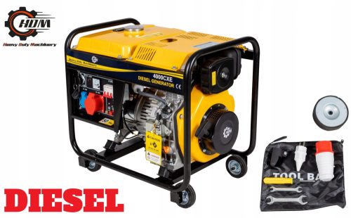 Tragbarer dreiphasiger HDM 3000 W Dieselgenerator