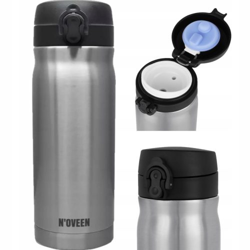 Thermoskanne Für Suppen N'oveen Thermoskanne für Getränke, 0,4 l, schwarz
