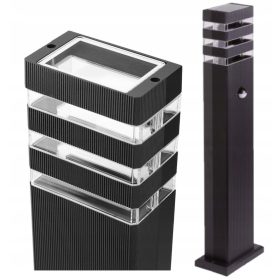  Ecolight GU10 rechteckiger Lichtmast, 60 cm, schwarz