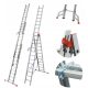Krause Leiter 9,3 m Aluminium 3 x 36 bis 150 kg