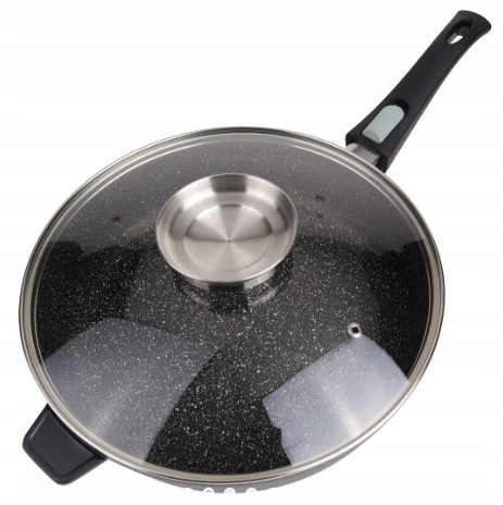 Bratpfannen Traditionelle Oscar Cook Marmor-Bratpfanne, 28 cm, Keramik