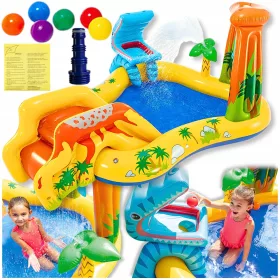 Intex rechteckiger aufblasbarer Pool 249 x 191 cm