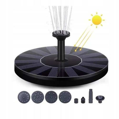  SOLARBETRIEBENER BRUNNEN MIT 6 DÜSEN
