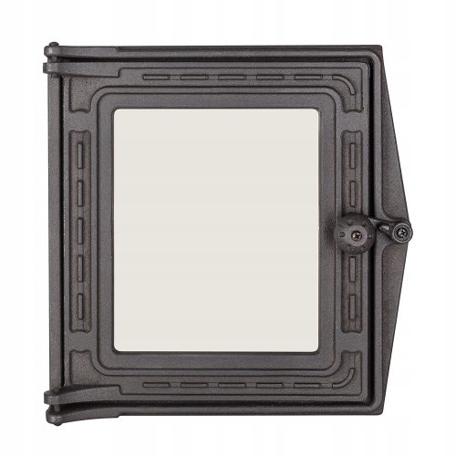 Gusseiserne Kamintür Art Flame 1814 29x29,7 cm schwarz