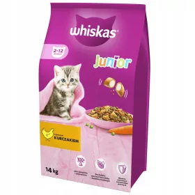  Whiskas Hühnchen-Trockenfutter für Kätzchen, 14 kg