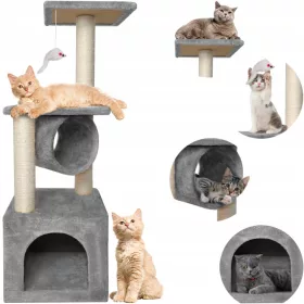    Niedriger Kratzbaum, Bett, Kratzbaum, Purlov-Turm 61 - 100 cm