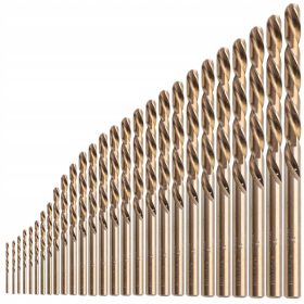 MEGA-SET KOBALTMETALL-HSS-BOHRER BOHRER 1-12,5 mm