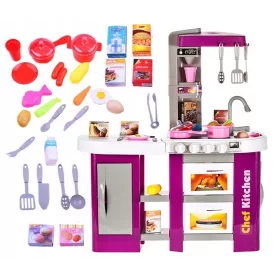  LT36 GROSSE INTERAKTIVE KÜCHE FÜR KINDER, LILA