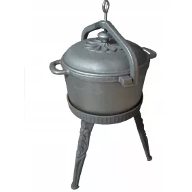  Gusseisentopf, 10 l, polierter Gusseisentopf