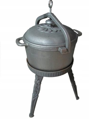  Gusseisentopf, 10 l, polierter Gusseisentopf