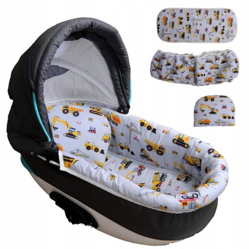  Einlagen für Kinderwagen mit Matratzen und Kissen