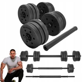  Be4Sport verstellbare Bitumenhanteln 2x 10 kg