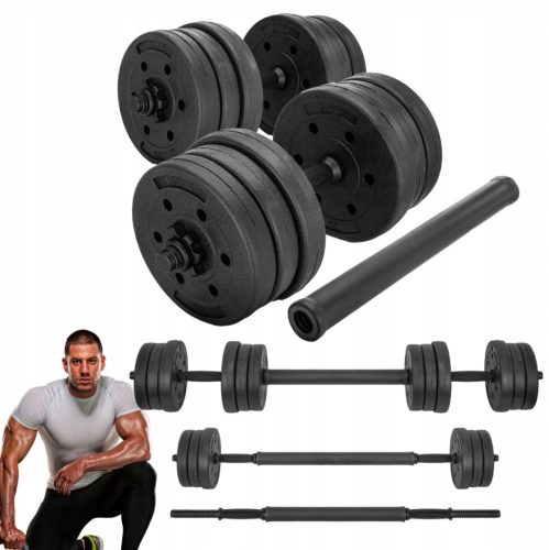  Be4Sport verstellbare Bitumenhanteln 2x 10 kg