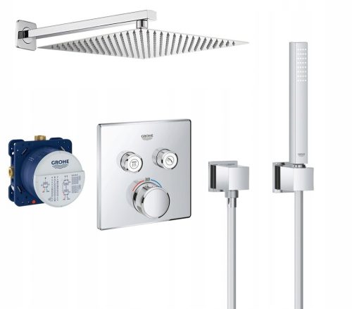 Grohe Grohe Grohtherm SmartControl Chrom-Unterputz-Badewannen- und Duscharmatur + 5 weitere Produkte