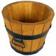  Drewdon Blumentopf 30 cm x 30 x 25 cm, Holz, Braun- und Beigetöne