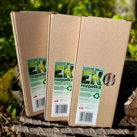  EKO Feueranzünder SURVIVAL Wasserdicht Natur 45 Stk