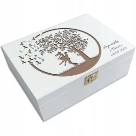  UNVERZICHTBARES HOCHZEITSGESCHENK mit Namen, weiß