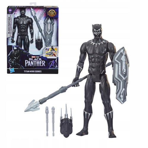  MARVEL BEWEGLICHE FIGUR DES SCHWARZEN PANTHERS MIT WERFER