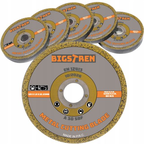  Bigstren 21639 Metalltrennscheibe 125 mm 50 Stk.