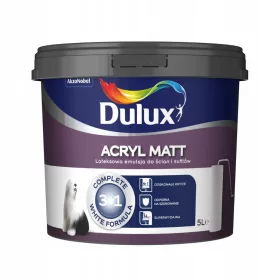  Dulux Acryl-Grundierungsfarbe 5 l Schneeweiß matt