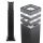  Interlook E27 quadratischer Lichtmast, 59 cm, schwarz
