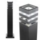  Interlook E27 quadratischer Lichtmast, 59 cm, schwarz