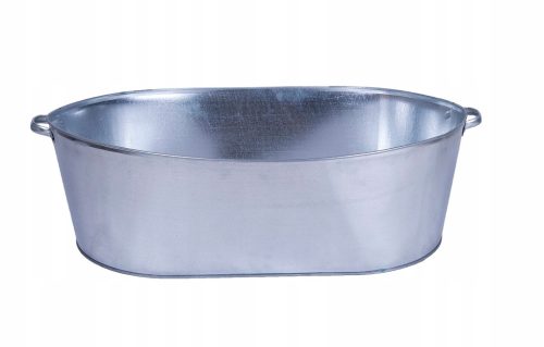 Ovale verzinkte Gartenbadewanne, 75 l