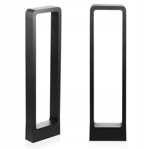  Interlook rechteckiger Lichtmast, integrierte LED-Quelle, 60 cm, schwarz