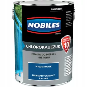 Chlorkautschuklack für Metall Nobiles 5127608 blau 5 l
