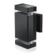  Interlook Gartenwandleuchte schwarz E27 80 W