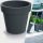  Blumentopf DTU24 59 cm x 59 x 59 cm Durchmesser 59 cm Kunststoff schwarz