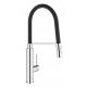  Grohe Concetto bodenstehender Küchenarmatur Schwarz, Silber