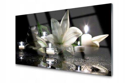 Glasscheibe 60 x 120 x 4 mm, gehärtetes, poliertes, mehrfarbiges Glas
