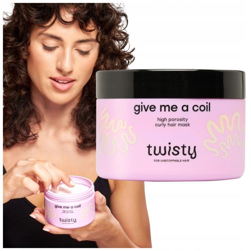  TWISTY Maske für lockiges Haar mit hoher Porosität