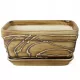  Jarmarkt Blumentopf 19 cm x 13 x 10,5 cm Keramik Creme, Braun- und Beigetöne