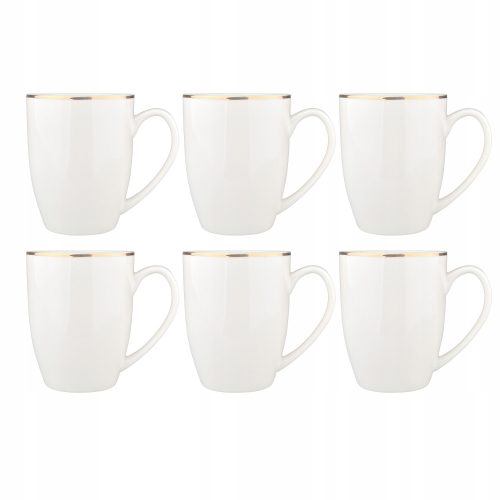 Tassen Altom Design Bella Złota Linia Tasse, Porzellan, 320 ml